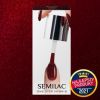 Semilac GLITTER RED Butelka One Step Hybrid