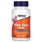 NOW Foods ALOE VERA GELS (100 szt.) - NOW Foods ALOE VERA GELS - aloeveranow-100.jpg