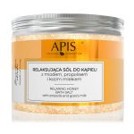 Apis RELAXING HONEY BATH SALT Relaksująca sól do kąpieli z miodem, propolisem i kozim mlekiem (6723) - Apis RELAXING HONEY BATH SALT - bm-sol.jpg