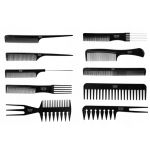 Poniks PROFESSIONAL COMB SET Zestaw grzebieni fryzjerskich (10 szt.) - Poniks PROFESSIONAL COMB SET - dgz001.jpg