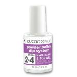 Cuccio POWDER POLISH DIP NAIL BASE & TOP GEL Baza i top - krok 2+4  - Cuccio POWDER POLISH DIP NAIL BASE & TOP GEL - dip_step2_4.jpg