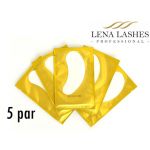 Lena Lashes EYE GEL PATCHES Hydrożelowe płatki pod oczy (złote) - Lena Lashes EYE GEL PATCHES - nowe-platki-gold-5par.jpg