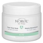Norel (Dr Wilsz) ACNE PEAT MUD MASK FOR FACE AND BACK Maska borowinowa na twarz i plecy (PN145) - Norel (Dr Wilsz) ACNE PEAT MUD MASK FOR FACE AND BACK - pn145_acne_borowina_l.png