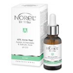 Norel (Dr Wilsz) ACNE 42% ACNE PEEL AZELAIC & MANDELIC & SALICYLIC ACID pH 2.0 42% peeling kwasowy (azelainowy + migdałowy + salicylowy) (PP037) - Norel (Dr Wilsz) ACNE 42% ACNE PEEL AZELAIC & MANDELIC & SALICYLIC ACID pH 2.0 - pp037.jpg