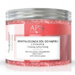 Apis REVITALIZING CRANBERRY BATH SALT WITH LEMON GRASS Rewitalizująca sól do kąpieli z żurawiną i trawą cytrynową (9393) - Apis ŻURAWINOWA WITALNOŚĆ Rewitalizująca sól do kąpieli z żurawiną i trawą cytrynową - sol.jpg