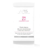 Apis COUPEROSE-STOP ALGAE MASK WITH WILD ROSE AND VITAMIN C FOR SKIN WITH CAPILLARY PROBLEMS Maska algowa dla cery naczynkowej - saszetka (50165S) - Apis COUPEROSE-STOP Maska algowa dla cery naczynkowej - saszetka - c-alga.jpg