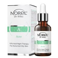 Norel (Dr Wilsz) ACNE 15% ACID NIGHT THERAPY FOR ACNE AND OILY SKIN Kuracja kwasowa 15% na noc dla cery trądzikowej i tłustej (DA148) - Norel (Dr Wilsz) ACNE 15% ACID NIGHT THERAPY FOR ACNE AND OILY SKIN - da148.jpg