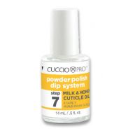 Cuccio POWDER POLISH DIP MILK & HONEY CUTICLE OIL Rewitalizujący olejek (miód i mleko) - krok 7 - Cuccio POWDER POLISH DIP MILK & HONEY CUTICLE OIL - dip_step7.jpg