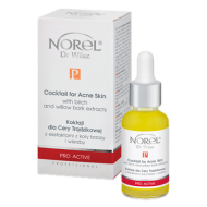 Norel (Dr Wilsz) COCKTAIL FOR ACNE SKIN WITH BIRCH AND WILLOW BARK EXTRACTS Koktajl dla cery trądzikowej z ekstraktami z kory brzozy i wierzby (PA173) - Norel (Dr Wilsz) COCTAIL FOR ACNE SKIN WITH BIRCH AND WILLOW BARK EXTRACTS - pa173_koktajl_acne_kpl_l.png