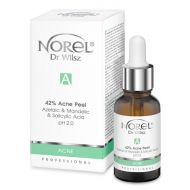 Norel (Dr Wilsz) ACNE 42% ACNE PEEL AZELAIC & MANDELIC & SALICYLIC ACID pH 2.0 42% peeling kwasowy (azelainowy + migdałowy + salicylowy) (PP037) - Norel (Dr Wilsz) ACNE 42% ACNE PEEL AZELAIC & MANDELIC & SALICYLIC ACID pH 2.0 - pp037.jpg